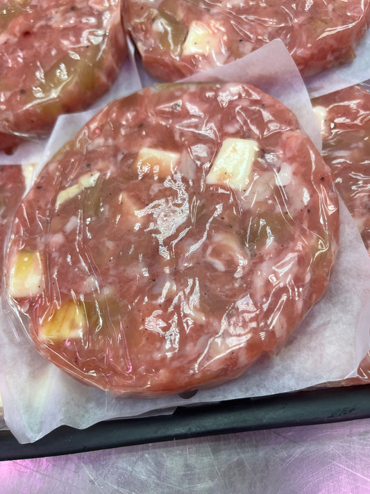 Burger de pollo caramelizada