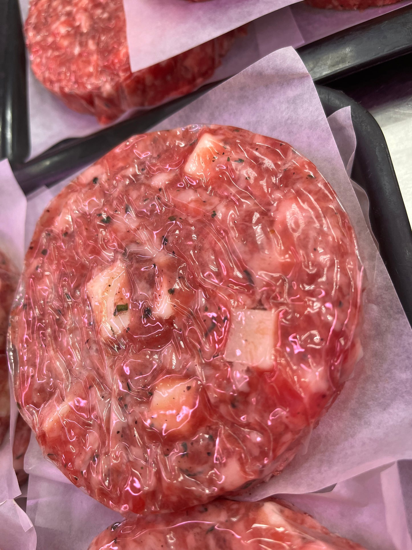 Burger cerdo con trufa y queso